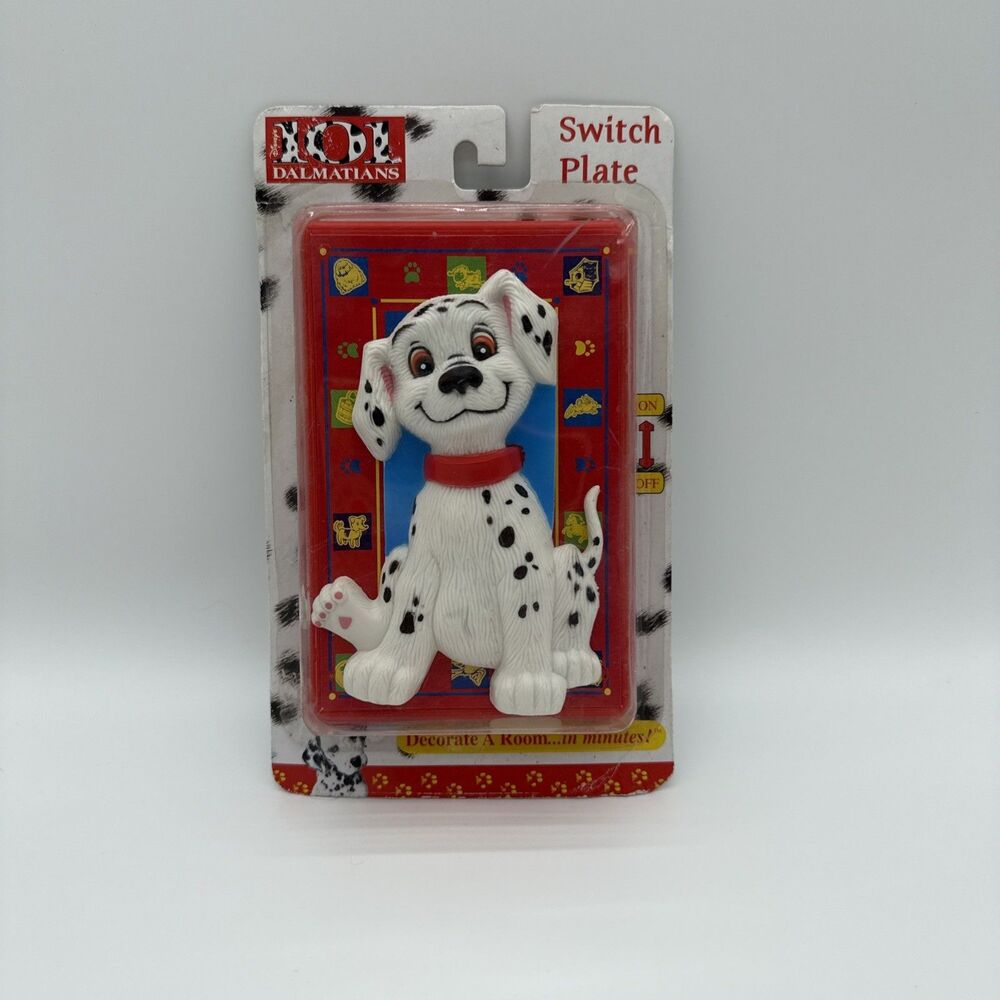 Vintage 90s 101 Dalmatians Light Switch Plate